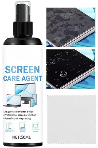 Spray Pulitore Elettronico, Spray Di Pulizia Ad Asciugatura Rapida Da 50ml, Pulitore Per Schermi Con, Per Computer Laptop Televisione Telefono Cellulare Dispositivi Elettronici Monitor Occhiali
