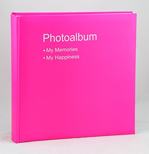 Conception Fotoalbum in 30x30 cm 100 weiße Seiten Jumbo Foto Album Buchalbum: Farbe: Pink