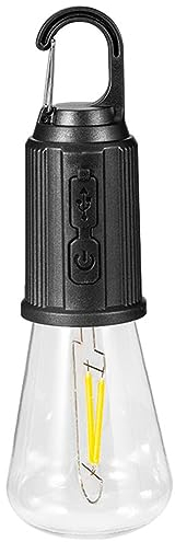 Starnearby Campinglampe, Akku Camping Lantern mit USB C Aufladbar, Portable LED Camping Lamp mit Karabiner, Wasserdicht Zeltlampe Camping Lampen für Camping, Angeln, Notfall (54mm)