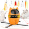Dreamon 3 In 1 Katzenspielzeug Elektrisch - USB Aufladbar Interaktives Katzenspielzeug Selbstbeschäftigung, Katzenspielzeug Intelligenz, Katzen Spielzeug Interaktiv