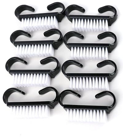 KGDUYC 8 PCS Brosse à Ongles, Brosse de Nettoyage à la Main pour Récurer Les Ongle Brosses à Ongles, Outil de Nettoyage pour Nail Art