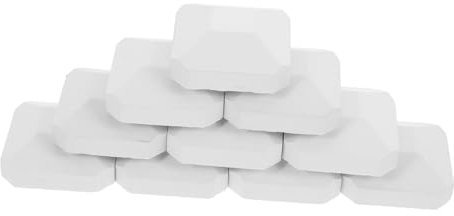 PRETYZOOM 10 Pièces Pièces De Rechange De Briquettes En Céramique Grils Barbecue À Gaz Grils Portables Gril Pour Pièces De Gril À Gaz Briquettes De Remplacement De Barbecue Briquettes