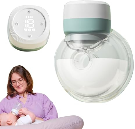Pompa per latte materno: allattamento al seno in silicone | Estrattore di latte materno con batterie, strumento di alimentazione per bambini, risparmio di latte materno, madre che allattano è