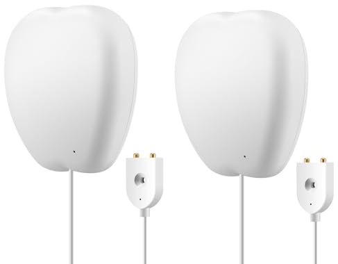 Mengshen 2-pack WiFi vattenläckagedetektor vattenläcka larm för APP-avisering smart vattensensor arbete med Tuya och smart livs-flödningssensor för källare och hemskydd