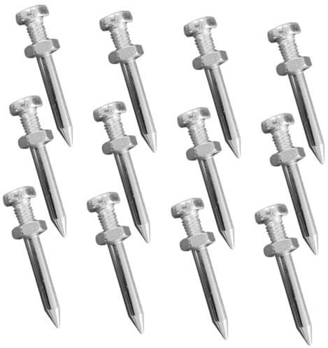 Mipcase Zapatos Aireadores De Césped para Jardín, Clavos De Metal 4.2 Cm, 26 Piezas para Aireación del Suelo, Herramienta Profesional para Revitalizar Césped y Mejorar Raíces