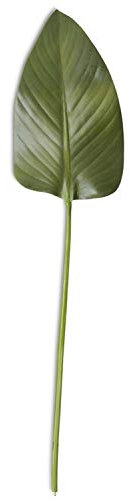 K&K Interiors 29.5 Inch Rubber Fig Leaf Stem, Plastic