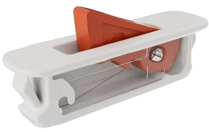Brixwell Window Opening Control Device Plastic Material, Cream White Finish, 1-7/8 Length, 9/16 Height, 1/4 Depth for Residential Window Safety Applications Pack of 2