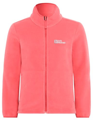Jack Wolfskin Unisex Kinder Taunus Fleece-Jacke, Sunset Coral, 140 EU