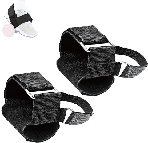 2Piezas Correa de Pesas para Músculos de Piernas, Correas de Entrenamiento Tibialis con Pesas, Correa de Tobillo con Pesas para Mancuernas, Accesorio para Mancuernas de Pies, Entrenador de Peso Tibial