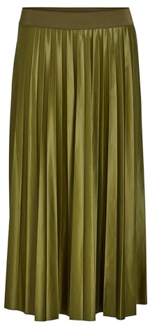 VILA Jupe mi-Longue VINITBAN - Plissée Capulet Olive XL Capulet Olive XL