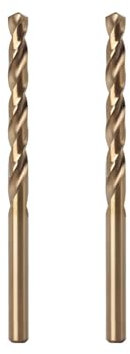 Misuyue 8% Cobalt Drill Bits, Metal Drill Bit Set 4mm, HSS M42 Carbide Twist Drill Bit for Metal Stainless Hard Steel Aluminum, Wood Drill Bits (2pcs)