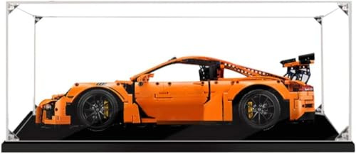 Vetrina acrilica per 42056 GT3 RS kit auto sportiva: modello auto con display trasparente Case Box – per collezionisti e appassionati, 62 x 30 x 20 cm (modello non incluso) (2 mm)
