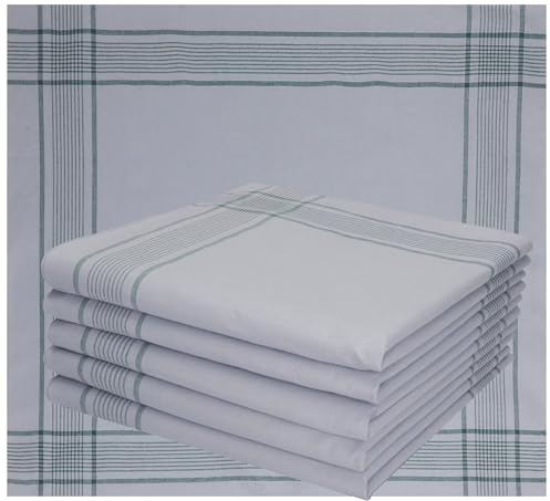 Betz 6 stycken Bundeswehr näsdukar XXL Army män tyg näsdukar set storlek 50 x 50 cm 100 % bomull