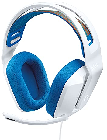 Logitech G G335 Auriculares con Cable para Gaming, Micrófono Volteable, Jack de 3.5mm, Almohadillas de espuma viscoelástica, compatible con PC, PlayStation, Xbox, Nintendo Switch & Switch 2 - Verde