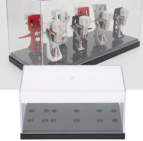 ASHATA Phonograph/Plattenspieler Cartridge Aufbewahrungsbox,High End Phonograph Head Long Needle Rack Display Sample Box & Phonograph Head Aufbewahrungsbox,Geeignet für Rekordbox Nadeln