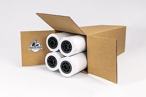 24lb Premium Coated Inkjet Bond Paper, 24 x 150', 4 rolls per box