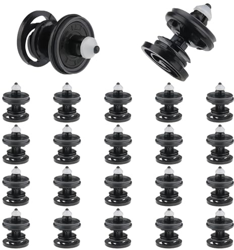 ZDNT 20 Pcs Clips de fixation des panneaux de porte,Clips de Fixation,Fixations de Porte Intérieure de Voiture pour VW Passat Golf GTI Polo Audi