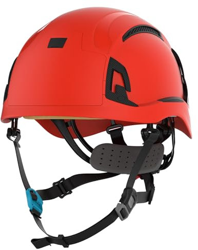 JSP EVO ALTASkyworkerSafety Helmet, Wheel Ratchet, Vented, High Visibility Orange, All-round impact protection, Industrial Climbing helmetmeeting EN 12492 with a 4-point chinstrap (ARC170-001-600)