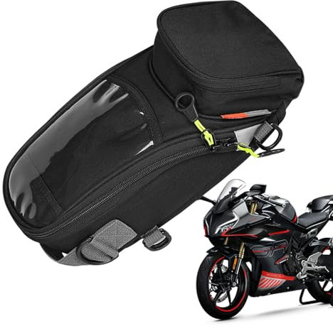 Nudorpn Zaino da serbatoio per moto, borse antiscivolo con forte fissaggio