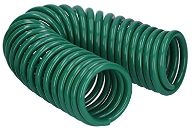 Yctze Manguera de Agua de Jardín en Espiral de 7.5m: Tubería de Agua Retráctil con Conector del Rociador, Ideal para Lavado de Alta Presión, Césped y Riego de Jardín