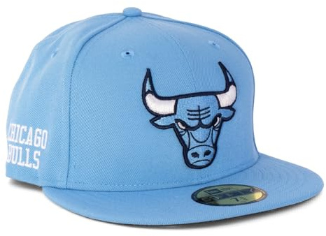 New Era NBA Chicago Bulls 59FIFTY Fitted Cap Sky Blue, 7 1/4