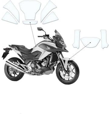 Steinschlag Lámina protectora de pintura PPF para motocicleta apta para Honda NC750X 2014-2017 protector de pintura transparente TPU