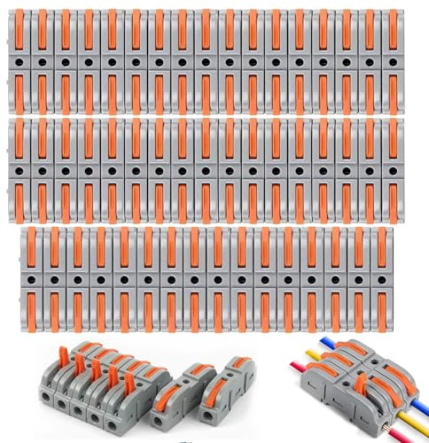 100 Piezas Conectores Electricos Rapidos, Clemas Electricas SPL-1