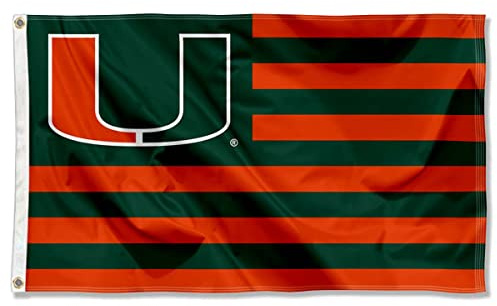 Hurricanes Nation Stripes 3x5 Banner Flag