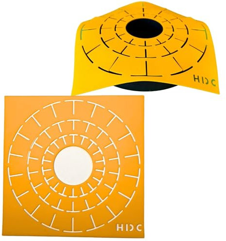 Mandala-Dotting-Schablonen für Teelicht-Kerzenhalter-Gussstücke – Happy Dotting Company – 2 Stück enthält 18 Segmente und 12 Segment-Silionvorlagen für die Herstellung von Richtlinien