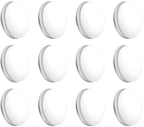 Shower Curtain Weights, 12 PCS Curtain Weights for Hems, 4cm Outdoor Anti-Collision and Noise Reduction for Shower Window Interior Tablecloths(White)