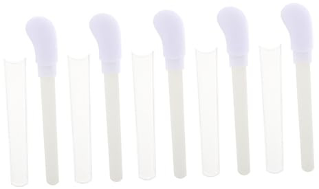 TOPPERFUN Set 5 Pezzi Raspa per Unghie in Ceramica Bianco Funzione Lucidante e Rimozione Righe, Accessori Manicure per Uso e Pedicure Colore Casuale