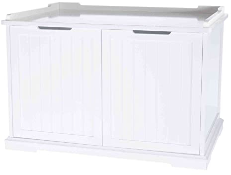 Trixie 40233 Katzenhaus für Katzentoilette XL, 75 × 51 × 53 cm, weiß