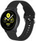 ZGCE Armband Kompatibel mit Samsung Galaxy Watch Active/Active2 40mm/44mm Armband, 20mm Weiche Silikon Ersatz Uhrenarmband für Samsung Galaxy Watch 42mm / Galaxy Watch 3 41mm (L,Schwarz)