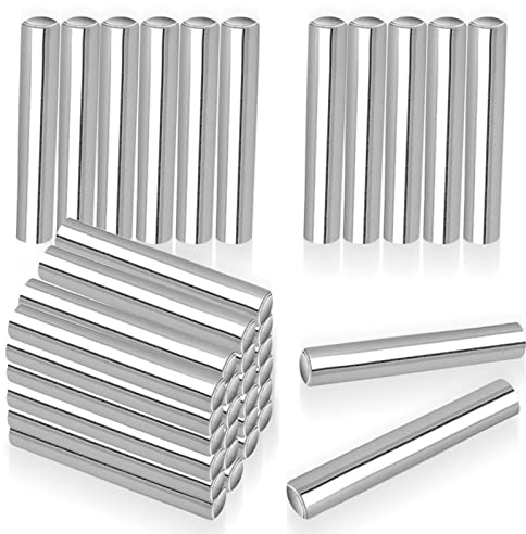 ASFINS Goujon Broche 4mm, 24pcs Cheville Bois 4mm Cylindrique Cabinet Goujons Broches Supports de Tablette Outil pour un Positionnement et une Connexion Précis, Produits en Bois (M4 x 20)