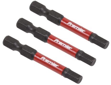 Hex 5mm Impact Power Tool Bits 50mm - 3pc