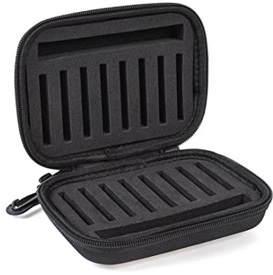 Gcroet Fishing Tackle Wallet, Multifunctional Fishing Case, Bait Bag for Flies, Rigs, Jigs and Lines - Fly Fishing Case Lure Bait Bag Foam Tackle Box Flies Fishook Storage Case Container Bag