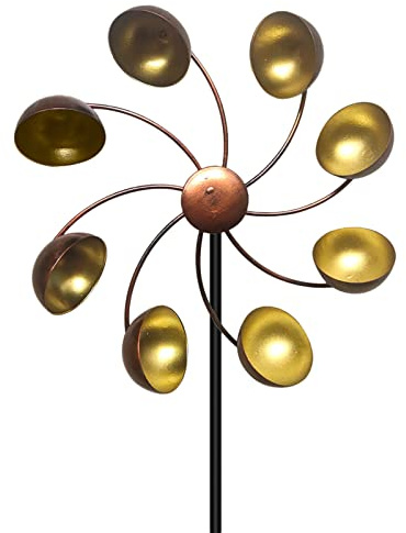 Lecerrot Viento para Patio y jardín - Decoración MoViento Giratorio - Hilandero cinético del Viento, molinoes Viento del hilandero la Escultura del Viento