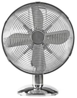 Domair VDT40CC Ventilateur de table 40 cm chromé 100% métallique