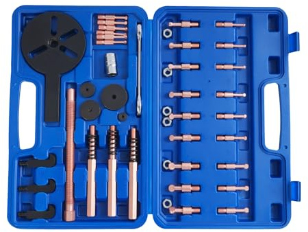 KAPIPALA Kit d'extracteur de roulement (36 pièces) – Extracteur de roulement intérieur & outil de roulement de roue avec 6 tailles de tête d'extraction + 3 mâchoires – pour roulements à billes