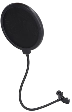 TYTOGE Mikrofonpopfilter, Mångsidigt Brustätt Mikrofonpopfilter, Dubbelt Lager, för Livesändning