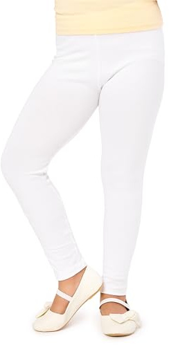 Merry Style Flicka Långa Leggings MS10-130(Vit, 158)