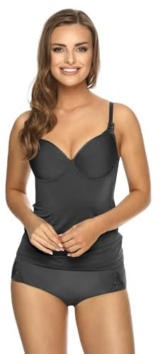 VIANIA! Bügel-BH Hemd 181514 Carola Spacercups Farbe Volcano, Größe:80, Cup:D