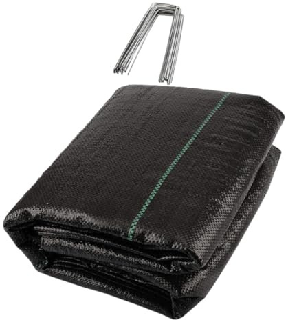 HANABASS Control de Malezas con Clavos para y Huerto de Suelo de Resistente y Duradera para Exteriores Invernaderos y