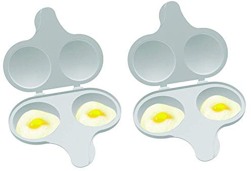 Nordic Ware 64702 Microwave 2 Cavity Egg Poacher (2 Pack)