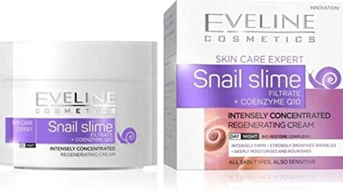 Eveline Cosmetics CARE EXPERT Snail slime stark konzentrierte Aufbaucreme, 50 ml
