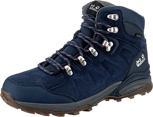 Jack Wolfskin Damen Refugio Texapore Mid W, Dark Blue / Grey, 39 EU