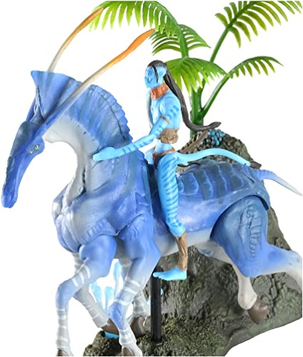 McFarlane Toys - Disney Avatar - World of Pandora Tsu'tey and Direhorse Avatar Movie Action Figure - Disney Toys - Figurine de Collection - À partir de 8 Ans