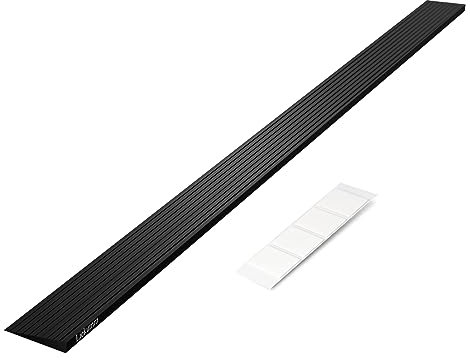 LIEKUMM 1 cm Height Wheelchair Ramp, 650 kg Load Capacity Non-Slip Threshold Ramps for Doorways, Ramps for Mobility Scooters, Electric Wheelchairs, Doorways, Driveways, Steps, Curbs, Stairs