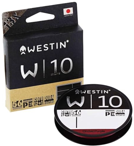 Westin W10 13 Braid Orchid Purple - 135 m Braided Line, Diameter / Load Capacity: 0.08 mm / 6.0 kg