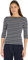 Tommy Hilfiger Damen T-Shirt Dreiviertelarm New Cody Slim U-Boot-Ausschnitt, Mehrfarbig (Breton Stp/ Desert Sky/ Ecru), XXS